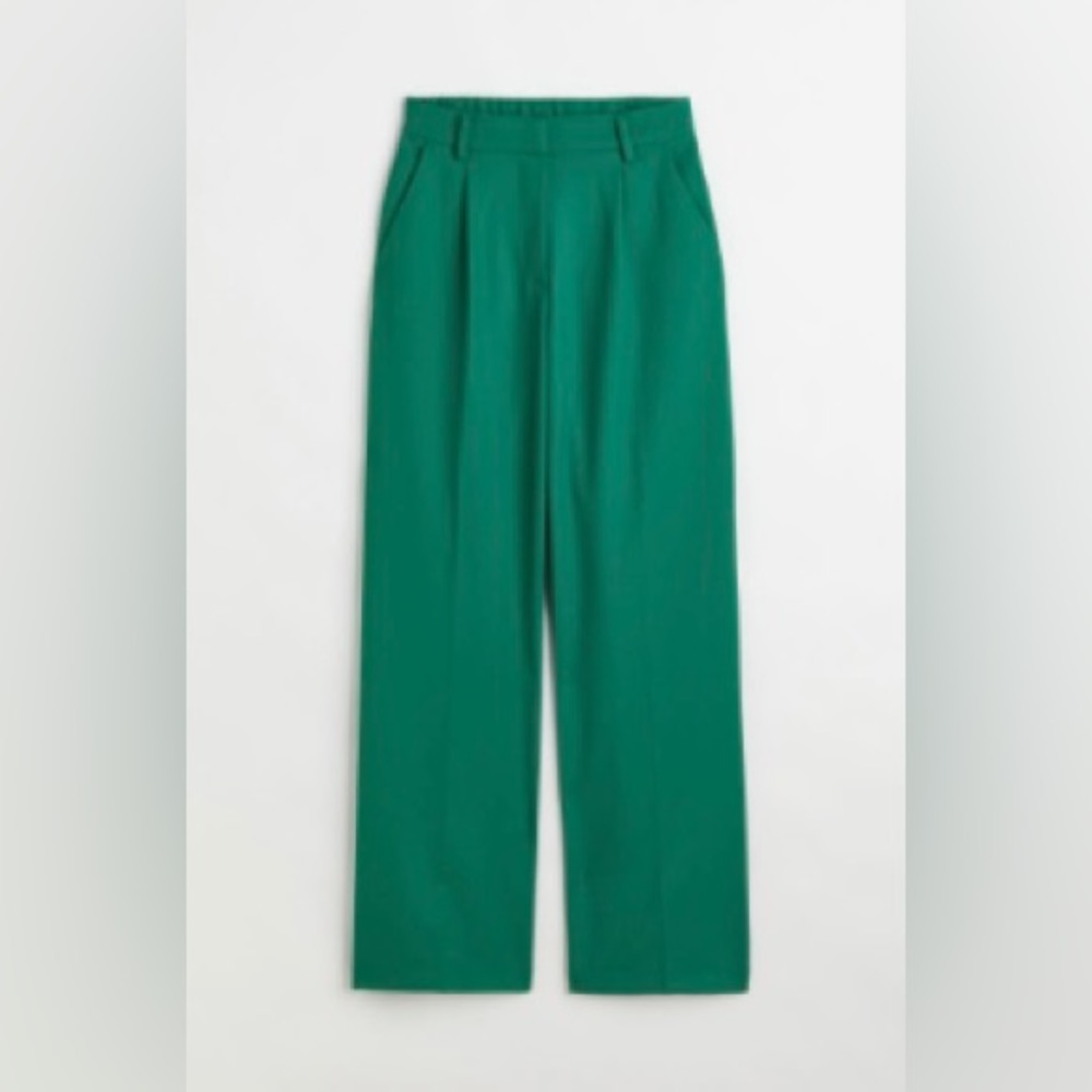 H&M Green Dress Pants size 6